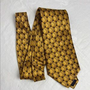 Museum Artifacts 100% Silk Coin Tie